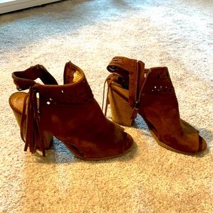Heel booties. Size 8